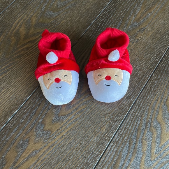 Carter’s Christmas Santa Baby Slippers - Picture 1 of 3